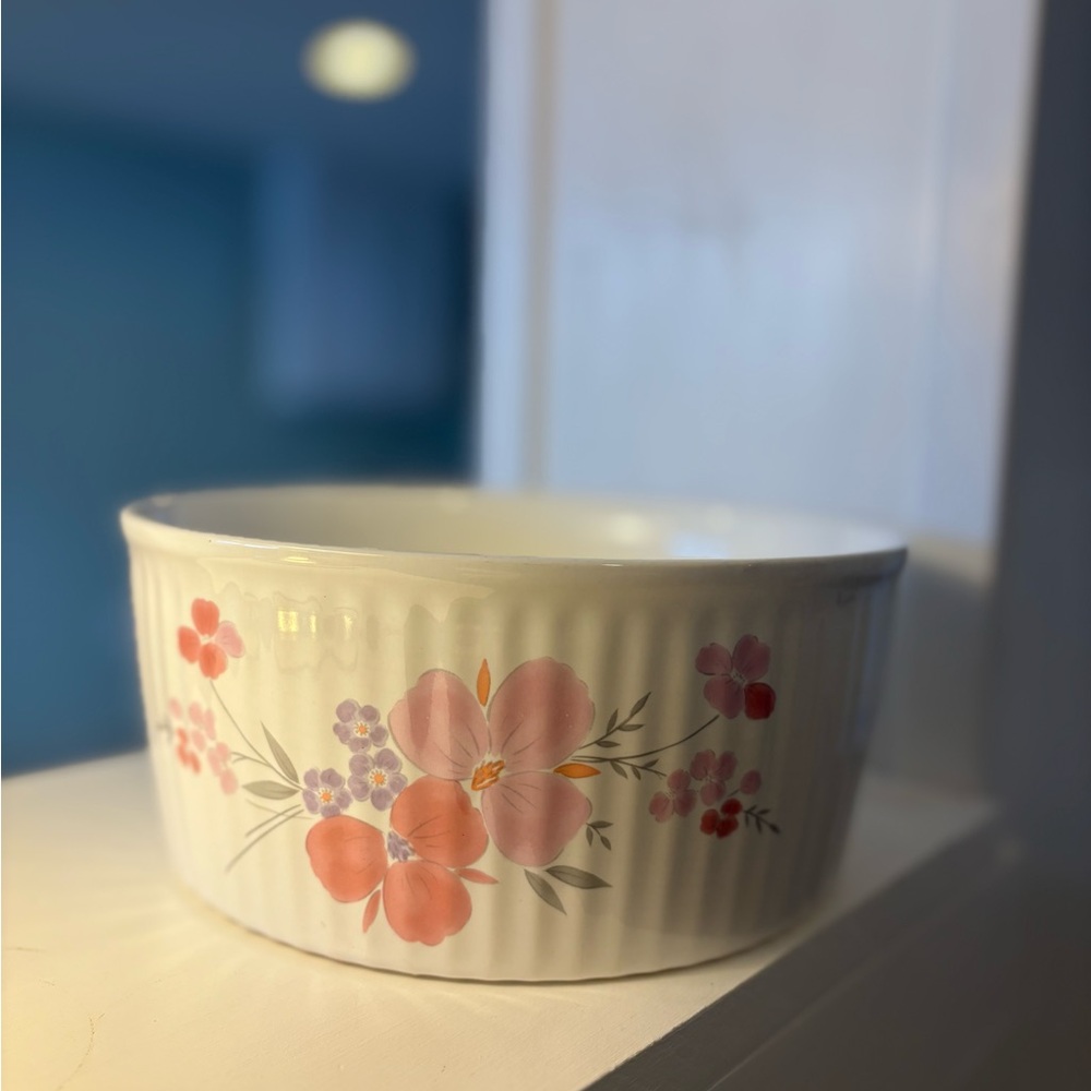 Floral Ceramic Bowl